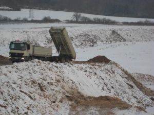 Bauschutt-Recyclingdeponie